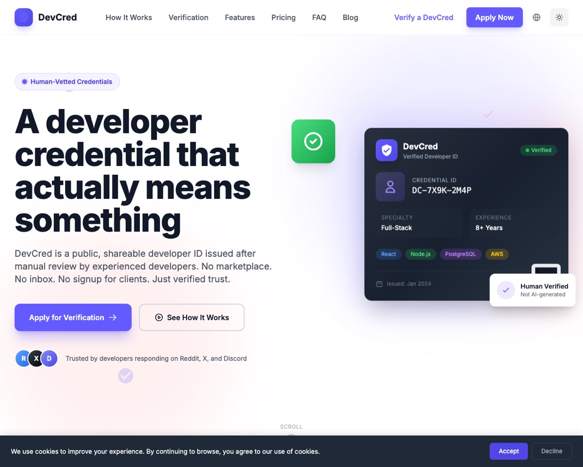 Developer Cre Neural Draft — The Backend for AI-Built Sites